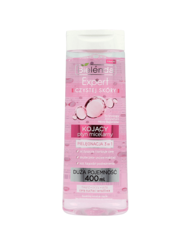 BIELENDA Expert Czystej Skóry Płyn Micelarny 400ml Kojący