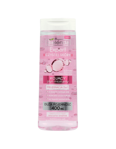 BIELENDA Expert Czystej Skóry Płyn Micelarny 400ml Kojący