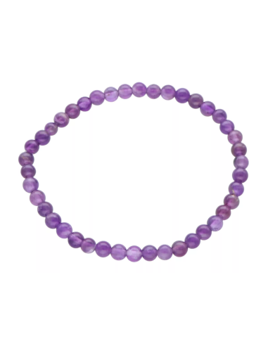Bransoletka z kamieni Ametyst 4,5mm