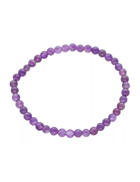 Bransoletka z kamieni Ametyst 4,5mm