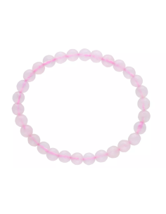 Bransoletka z kamieni Kwarc Różowy 6,5mm