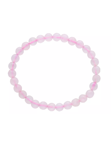 Bransoletka z kamieni Kwarc Różowy 6,5mm