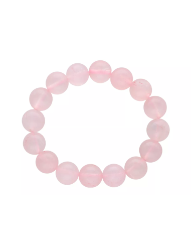 Bransoletka z kamieni Kwarc Różowy 12mm