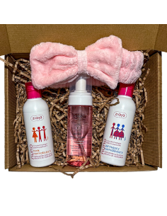 Zestaw Prezentowy Różowa Pielęgnacja Teen Beauty ZIAJA + Pluszowa Opaska