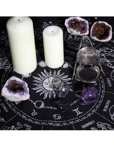 Ezoteryczny Obrus na Ołtarz - Horoskop