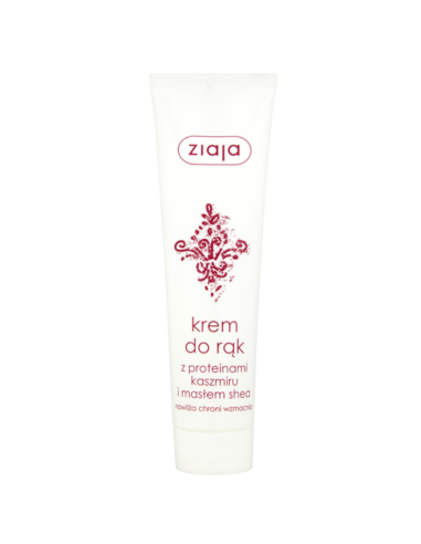 ZIAJA Krem do Rąk z Proteinami Kaszmiru i Masłem Shea 100ml