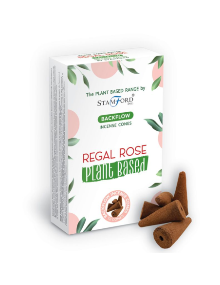 Roślinne Kadzidełka Backflow - Królewska Róża