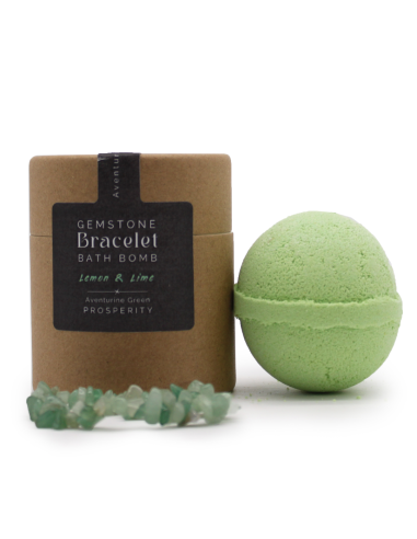 Kula do Kąpieli Lemon & Lime z Bransoletką z Zielonego Awenturynu