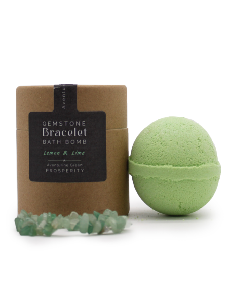 Kula do Kąpieli Lemon & Lime z Bransoletką z Zielonego Awenturynu