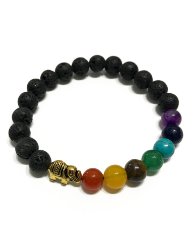 Bransoletka z Kamieniami - Słoń Chakra