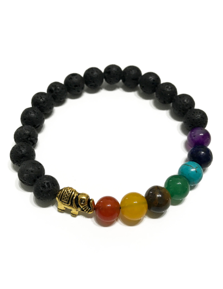 Bransoletka z Kamieniami - Słoń Chakra