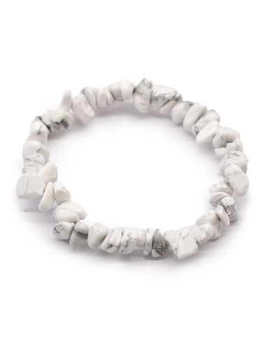 Bransoletka z Kamieni - Jaspis Biały - Cierpliwość i Równowaga