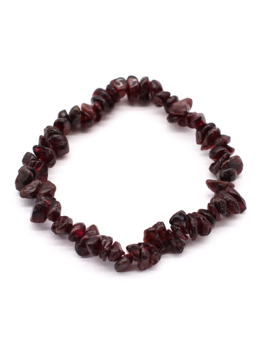Bransoletka z Kamieni - Granat Krwisty - Pasja Siła Motywacja