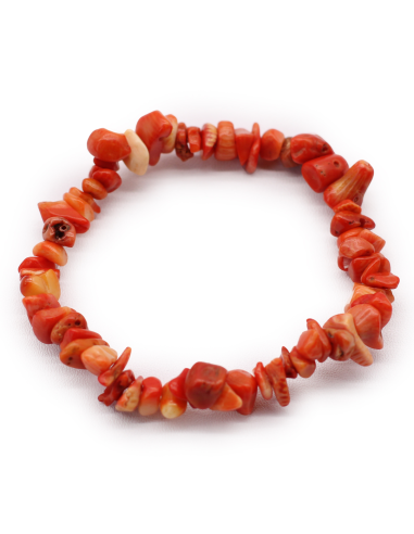 Bransoletka z Kamieni - Koralit - Regeneracja Ukojenie i Delikatność