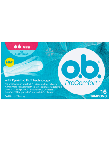 O.B ProComfort Mini Tampony 16 Sztuk