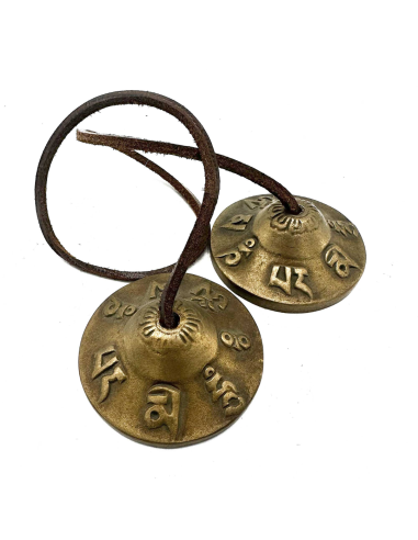 Tybetańskie Dzwonki Tingsha - Szczęśliwe Symbole