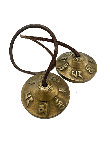 Tybetańskie Dzwonki Tingsha - Szczęśliwe Symbole