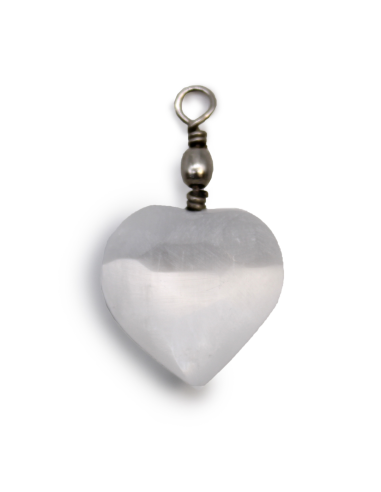 Wisiorek Selenitowy - Serce