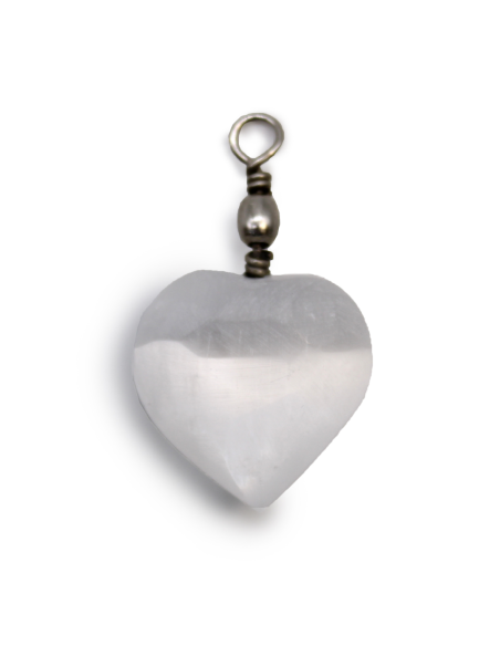 Wisiorek Selenitowy - Serce