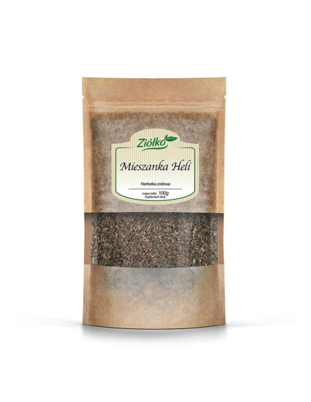 ZIÓŁKO Herbatka Ziołowa Mieszanka Heli 100g Naturalne Wsparcie na H. Pylori, Żołądek i Trawienie