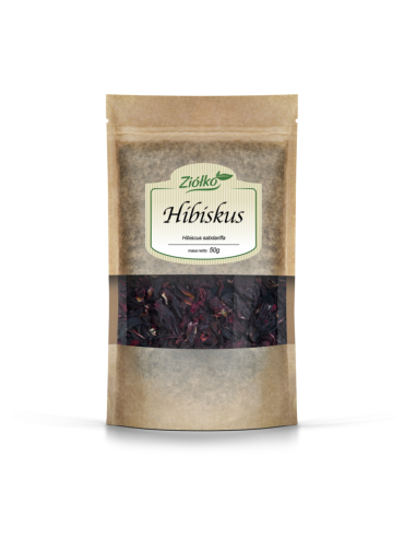 Hibiskus 50g - Naturalny Susz do Naparów