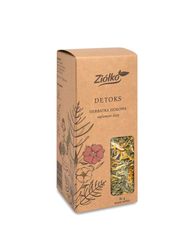 ZIÓŁKO Herbatka Ziołowa Detoks 80g - czystek, ostropest, skrzyp
