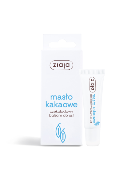 ZIAJA Masło Kakaowe Czekoladowy Balsam do Ust 10ml
