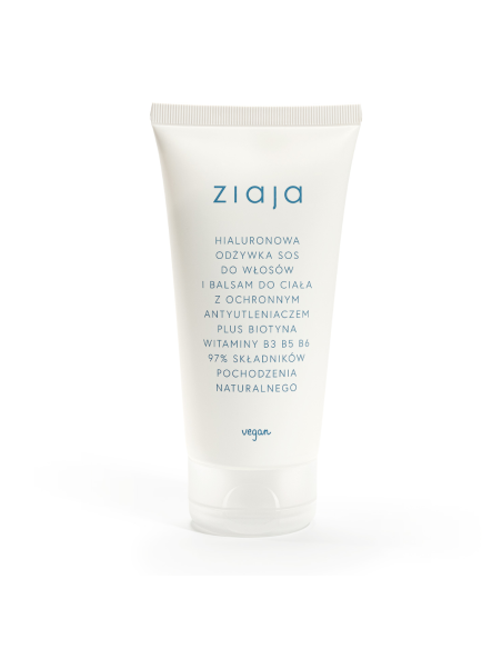 ZIAJA Hialuronowa Odżywka SOS do włosów i Balsam do ciała 2w1 160ml