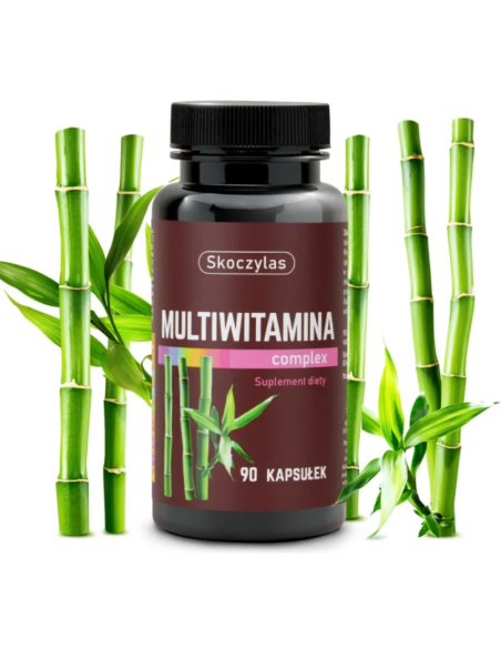 SKOCZYLAS MULTIWITAMINA Complex Suplement Diety Krzem, Bor, Jod 90 kapsułek