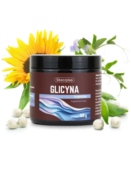 SKOCZYLAS GLICYNA Tryptofan 100g - Równowaga, Regeneracja