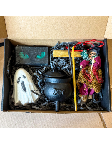 Zestaw Upominkowy Halloweenowy Kociołek Magiczna Kąpiel