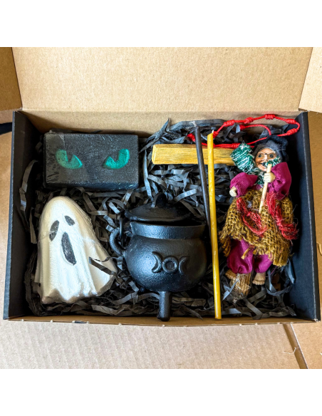 Zestaw Upominkowy Halloweenowy Kociołek Magiczna Kąpiel