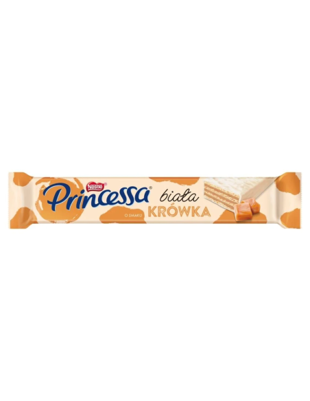 Princessa Biała Krówka Wafelek 40g