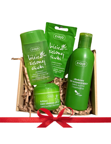 Zestaw Prezentowy Ziaja Oliwkowa Pielęgnacja Twarzy - Regeneracja i Nawilżenie