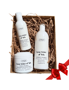 Zestaw Prezentowy ZIAJA Kozie Mleko - Pełna Regeneracja i Blask Włosów