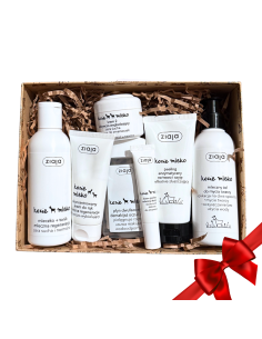 Zestaw Prezentowy ZIAJA Kozie Mleko - Kompleksowa Pielęgnacja Twarzy i Dłoni | Oczyszczanie, Nawilżanie, Regeneracja