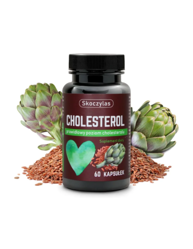 SKOCZYLAS CHOLESTEROL Monakolina K, Polikosanol, Chrom 60 kapsułek