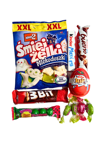 Paczka Słodyczy - Mlekoduszki, Kinder, Nimm2, Chupa Chups, Zozole