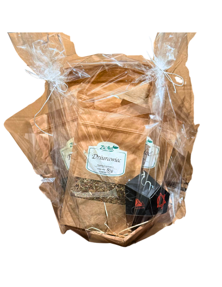 Zestaw Prezentowy Naturalne Zioła z Zaparzaczem