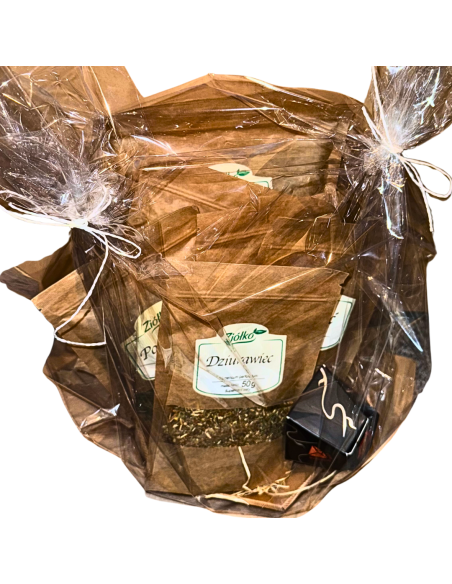 Zestaw Prezentowy Naturalne Zioła z Zaparzaczem