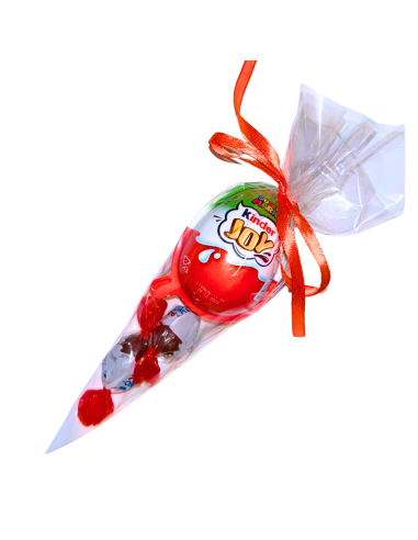 Rożek Prezentowy ze Słodyczami Kinder Joy + Schoko-Bons