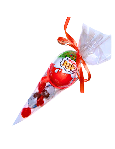 Rożek Prezentowy ze Słodyczami Kinder Joy + Schoko-Bons