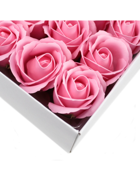 Różowa Róża Mydlana Pięknie Pachnąca Dekoracyjna 50 sztuk