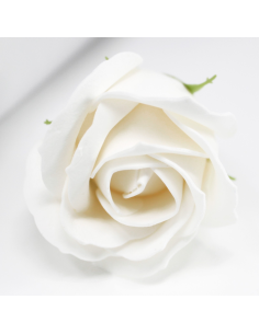 Biała Róża Mydlana Pięknie Pachnąca Dekoracyjna 50 sztuk 2