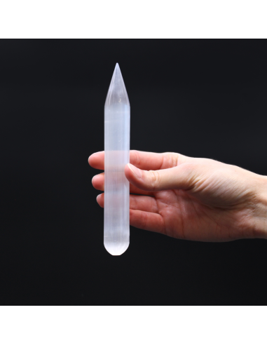 Różdżka z Selenitu - 16 cm