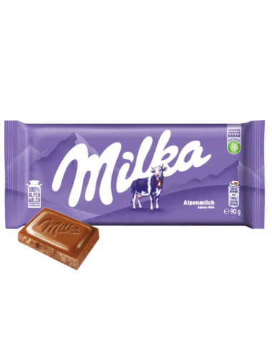 Milka Czekolada 90g Alpine Milk
