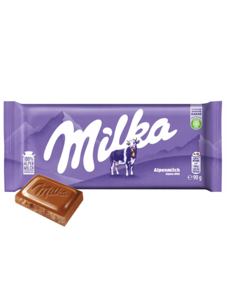 Milka Czekolada 90g Alpine Milk