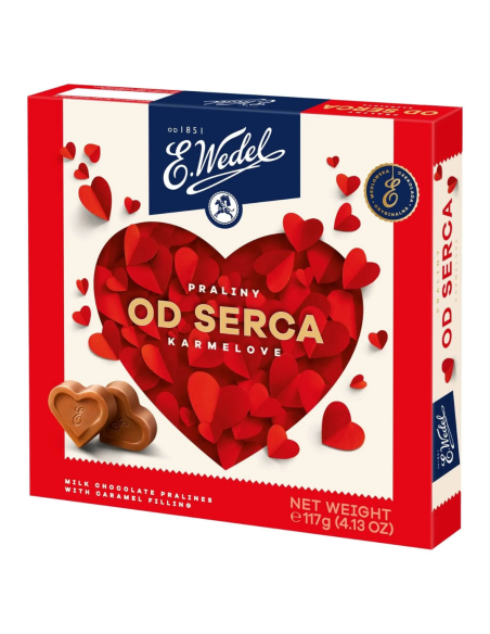 E. WEDEL Praliny od Serca 117g