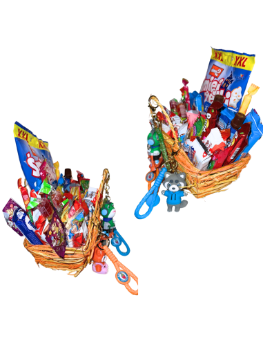 Giga Paka Słodyczy Halloween- Koszyczek XXL Kinder, Haribo, Wedel, Chupa Chups, Prezent, Upominek