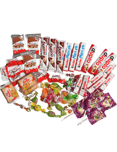 Paczka Słodyczy na Halloween - Koszyczek Kinder 700g